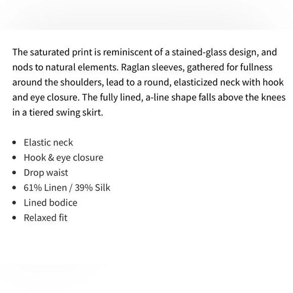 New Marie Oliver Greta Dress Marigold Trellis Sz M $338.00 - Picture 15 of 15